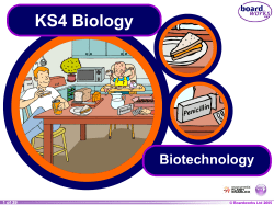 Biotechnology - AIS IGCSE Science