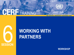 CERF 6 - Working with Partners E Jul2012