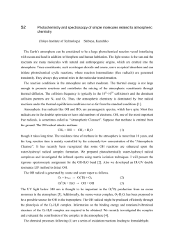 Photochemistry and spectroscopy of simple molecules related to