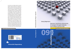 Quantum interference phenomena in transport through molecules