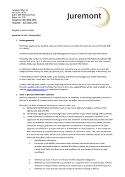 Juremont Pty - Juremont Global