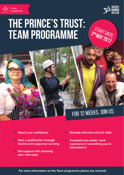 A4 Prince`s Trust - May 2nd 2017