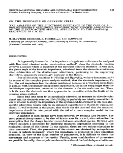 equivalent circuit of this theory. In our opinion, there are two serious