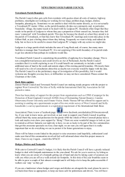 Cledry Calling Sept 2016 - Towednack Parish Council