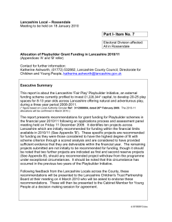 Consultations - Lancashire County Council