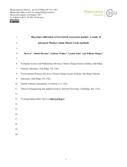 Bayesian calibration of terrestrial ecosystem models: A study of