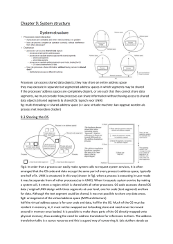 Chapter 9: System structure