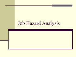 PowerPoint Presentation - Worksite Hazard Analysis