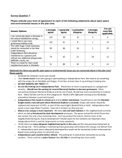 Survey Question 7: Please indicate your level of agreement on each