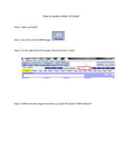 How to create a letter in Crystal