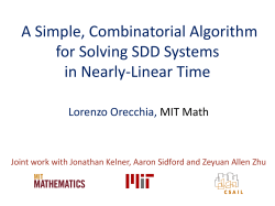A Simple, Combinatorial Algorithm for Solving SDD Systems in
