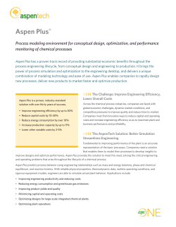 11-2360 Aspen Plus Product T3 Brochure