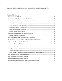 Let`s say you have a sale transaction downloaded from