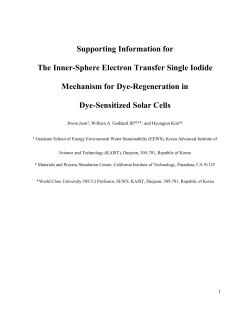 Inner-Sphere Electron-Transfer Single Iodide Mechanism for Dye