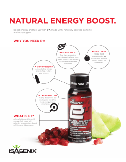 natural energy boost.