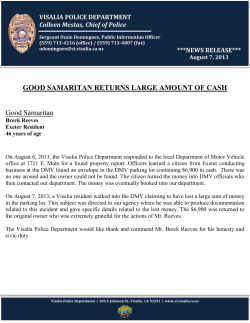 GOOD SAMARITAN RETURNS LARGE AMOUNT