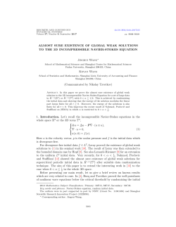 ALMOST SURE EXISTENCE OF GLOBAL WEAK