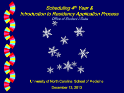 Crafting your medical school experience