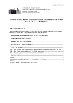 Annex 4 - European Commission