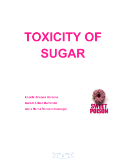 toxicity of sugar - Zientzia