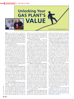 gAs PlANt`s - Gas Processing Management Inc.