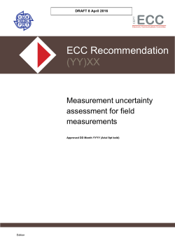 on the usage of measurement uncertainty assessment field