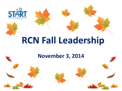 RCN Fall Leadership