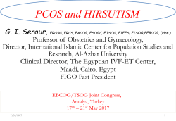 PCOS and HIRSUTISM
