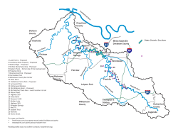 Full Watershed Map with Current and Proposed Access Points