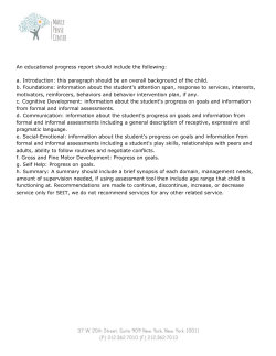 Annual Review Template and Instructions