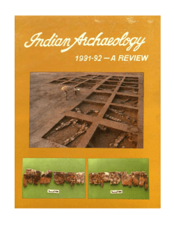 Indian Archaeology 1991-92 A Review