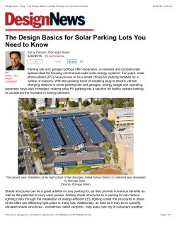 The Design Basics for Solar Parking Lots You Need to Know