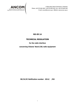 1. Basic considerations
