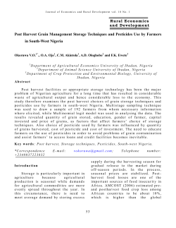 Post Harvest Grain Management Storage