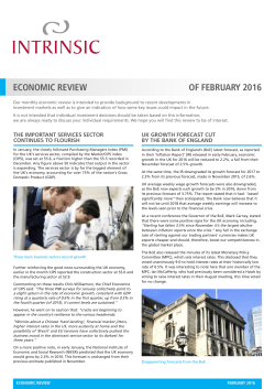 economic review of february 2016