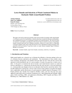 Lower Bounds and Selectivity of Weak