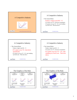 A Competitive Industry