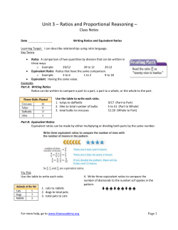 Unit 3 Class Notes - Boone County Schools