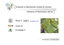 Empirical vs Mechanistic models for primary infections of