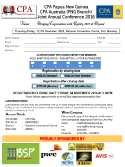 Joint Annual Conference 2016
