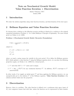 Note on Neoclassical Growth Model: Value Function