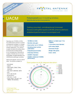 (UACM) antenna - Fractal Antenna Systems