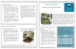 rain gardens - City of Berkeley