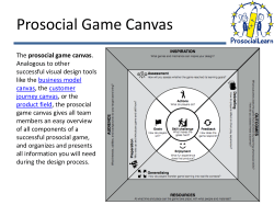Prosocial Game Canvas - SkillGames