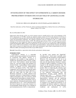 investigation of the effect of supercritical carbon dioxide