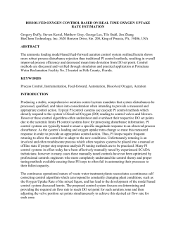 dissolved oxygen control based on real time oxygen uptake rate