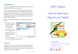 How to reference images and tables 2015