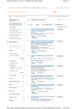 Sayfa 1 / 3 Web of Science [v.5.16.1]