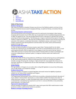 Index of Key Issues - New Hampshire Speech-Language