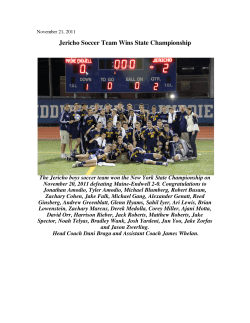 Jericho Soccer Team Wins State Championship